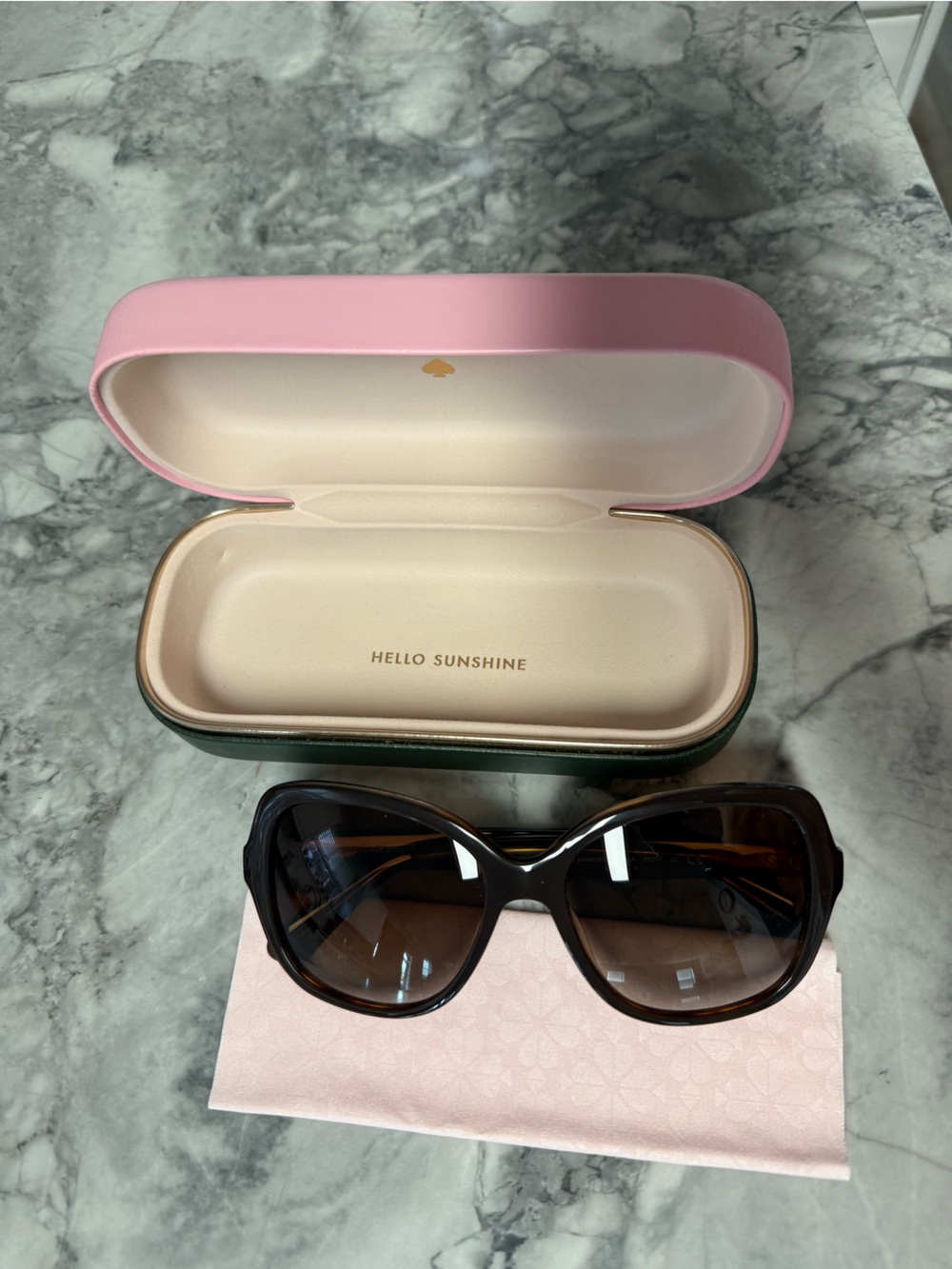 Kate Spade Katelyn/s Polarized Brown Tortoise Sunglasses 58 17 140